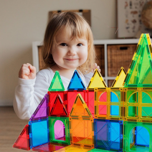 Magnetic Tiles Building Blocks (100 pcs set)