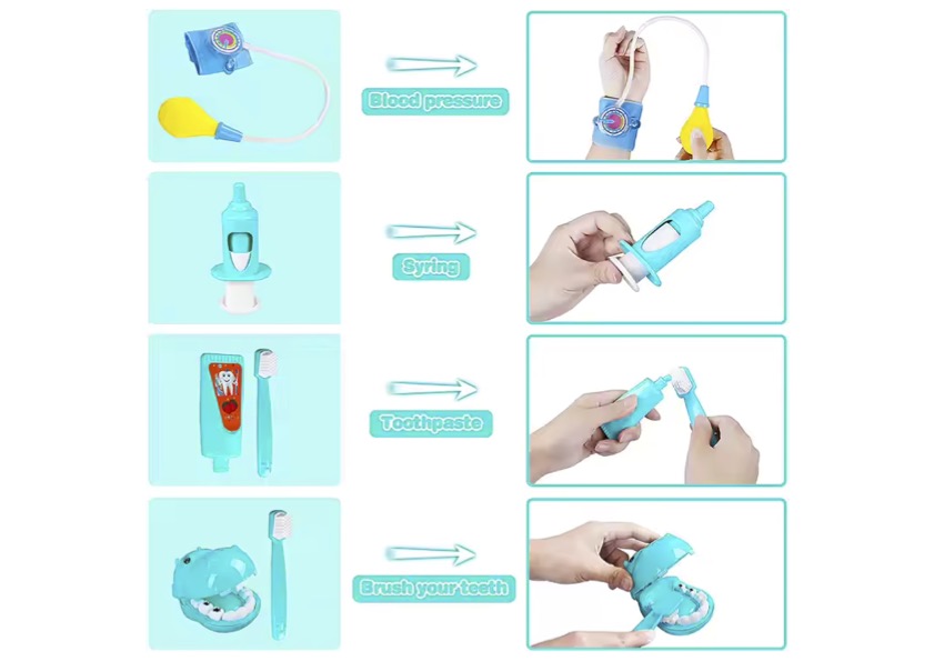 Doctor Kits Medical Playset Dentist Toys Set