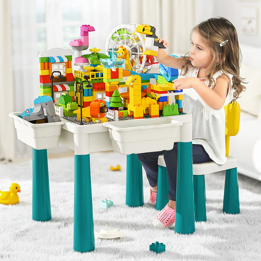 Multi-function Kids Table Building Blocks set