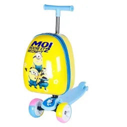 Ride-on Travel Scooter Trolley Bag - Minions Themed