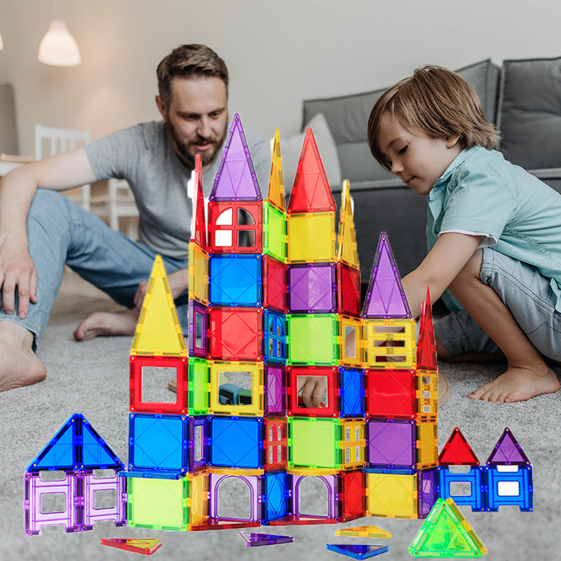 Magnetic Tiles Building Blocks (60 pcs set)