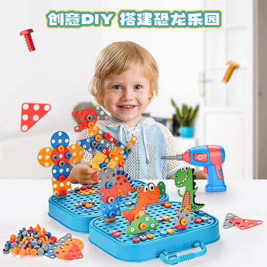 3D Drill & Screw Tool Box Puzzle set - Space Theme