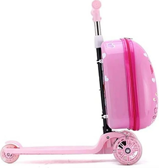 Ride-on Travel Scooter Trolley Bag - Hello Kitty Themed