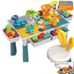 Multi-function Kids Table Building Blocks set