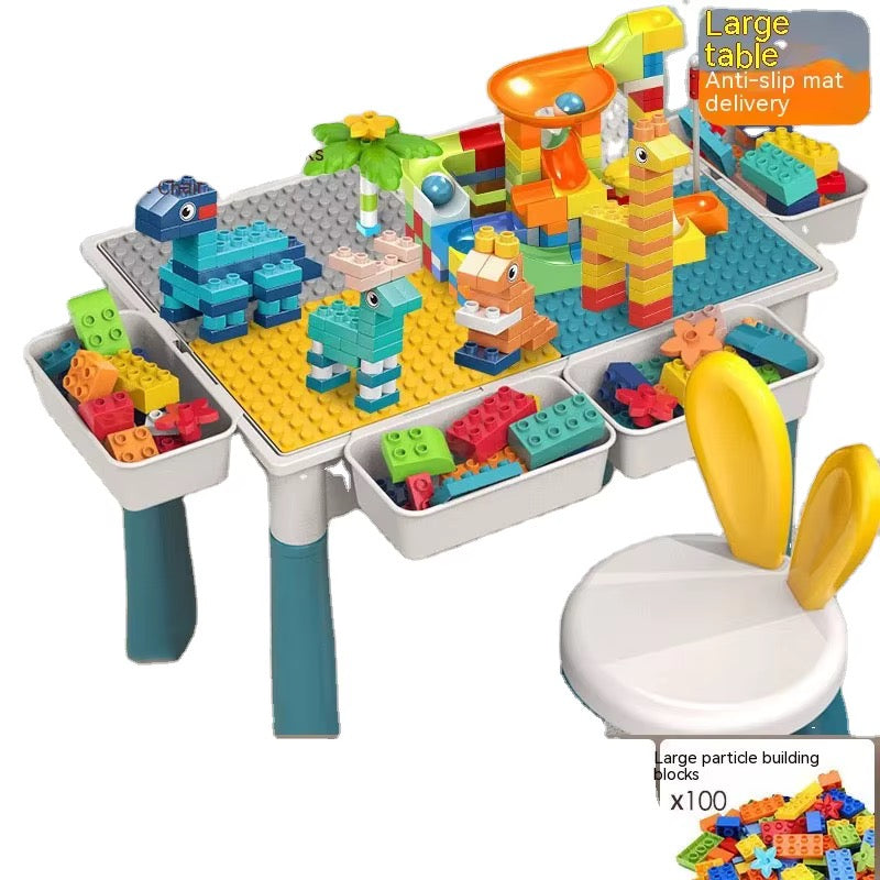 Multi-function Kids Table Building Blocks set