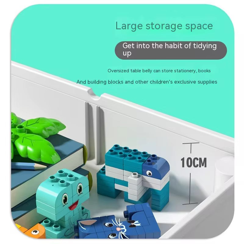 Multi-function Kids Table Building Blocks set