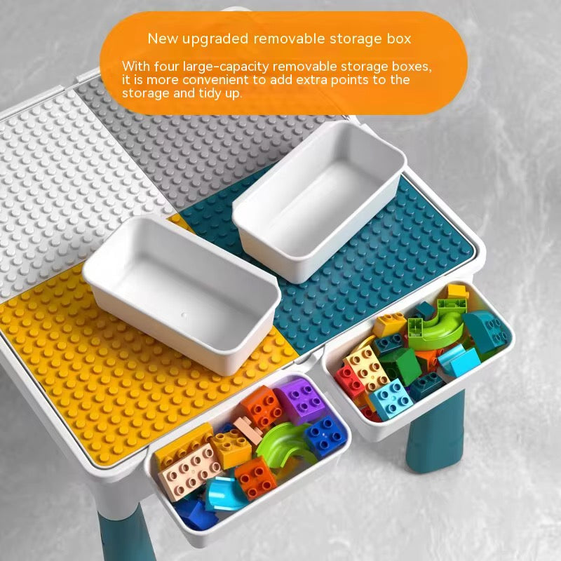Multi-function Kids Table Building Blocks set