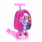 Ride-on Travel Scooter Trolley Bag - Frozen Theme Pink Color