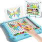 Magnetic Pen Drawing Board Diy Puzzle Educational Toys - Blue Color