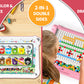 Magnetic Pen Drawing Board Diy Puzzle Educational Toys - Pink Color