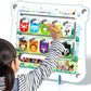 Magnetic Pen Drawing Board Diy Puzzle Educational Toys - Blue Color