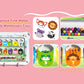 Magnetic Pen Drawing Board Diy Puzzle Educational Toys - Pink Color