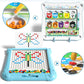 Magnetic Pen Drawing Board Diy Puzzle Educational Toys - Blue Color