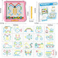 Magnetic Pen Drawing Board Diy Puzzle Educational Toys - Pink Color