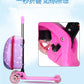 Ride-on Travel Scooter Trolley Bag - Frozen Theme Pink Color