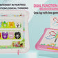 Magnetic Pen Drawing Board Diy Puzzle Educational Toys - Pink Color